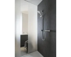 Handbrause DURAVIT 3jet rund Ø 120 mm chrom Umstellung durch Knopfdruck UV0650017010