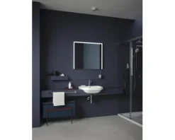 Handbrause DURAVIT 3jet rund Ø 120 mm chrom Umstellung durch Knopfdruck UV0650017010