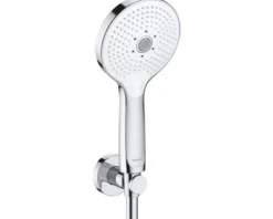 Handbrause DURAVIT 3jet rund Ø 120 mm chrom Umstellung durch Knopfdruck UV0650017010