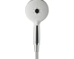 Handbrause DURAVIT 3jet rund Ø 120 mm chrom Umstellung durch Knopfdruck UV0650017010