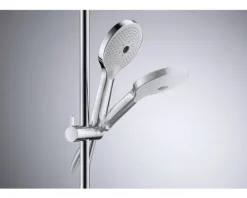 Handbrause DURAVIT 3jet rund Ø 120 mm chrom Umstellung durch Knopfdruck UV0650017010