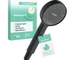 Handbrause hansgrohe Activera Select S rund 950 mm schwarz matt 28033670