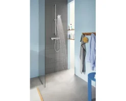 Handbrause hansgrohe Croma Select E 110 Vario EcoSmart oval 230 x 110 mm chrom-weiß 26813400