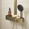 Handbrause hansgrohe Pulsify Select S 105 3jet Relaxation EcoSmart rund Ø 110 mm brushed bronze 24111140