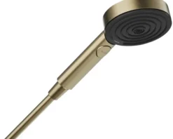 Handbrause hansgrohe Pulsify Select S 105 3jet Relaxation EcoSmart rund Ø 110 mm brushed bronze 24111140