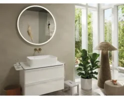 Handbrause hansgrohe Pulsify Select S 105 3jet Relaxation EcoSmart rund Ø 110 mm brushed bronze 24111140