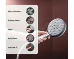 Handbrause hansgrohe Raindance Alive Select S rund Ø 125 mm chrom 24500000