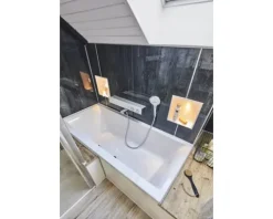 Handbrause hansgrohe Raindance Select E 120 3jet eckig 168 x 120 mm chrom weiß 26520400