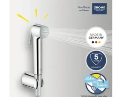 Handbrause Set Grohe Quickfix Vitalio Trigger Spray 30 oval inkl. Brauseschlauch 1250 mm chrom matt 26175001