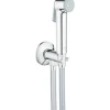 Handbrause Set GROHE Tempesta-F rund Ø 36 mm inkl. Brauseschlauch 1000 mm chrom 26358000