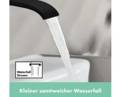 hansgrohe Badewannenarmatur VIVENIS schwarz matt 75420670