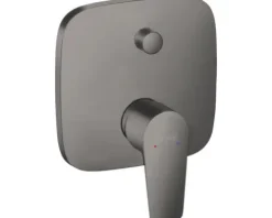 hansgrohe Badewannenarmatur Unterputz TALIS E brushed black chrom ohne Unterputzgrundkörper 71745340