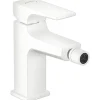 hansgrohe Bidetarmatur METROPOL weiß matt mit Push-Open Ablaufventil 32520700