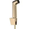 hansgrohe Bidetbrauseset Bidette 1jet S EcoSmart mit Porter S Brausehalter und Brauseschlauch 125 cm brushed bronze gebürstet 29238140