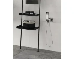 hansgrohe Bidetbrauseset Bidette 1jet E EcoSmart für Warmwasser mit Brausehalter und Brauseschlauch 125 cm brushed black chrom gebürstet 29233340