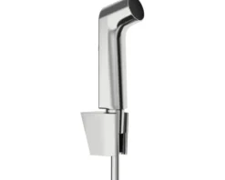 hansgrohe Bidetbrauseset Bidette 1jet S EcoSmart mit Porter S Brausehalter und Brauseschlauch 125 cm chrom 29238000