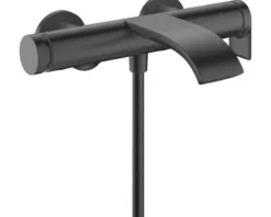 hansgrohe Einhebel Badewannenarmatur VIVENIS brushed black chrom gebürstet 75420340
