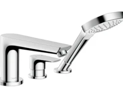 hansgrohe Wannenrandarmatur TALIS E chrom ohne Unterputzgrundkörper 71730000