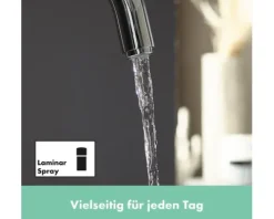 hansgrohe Waschtischarmatur mit Einhebelmischer VERNIS BLEND chrom 71554000