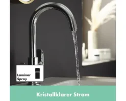 hansgrohe Waschtischarmatur mit Einhebelmischer VERNIS BLEND chrom 71554000