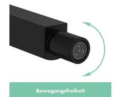 hansgrohe Bidetarmatur FINORIS schwarz matt 76200670