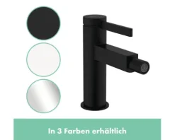 hansgrohe Bidetarmatur FINORIS schwarz matt 76200670