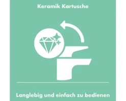 hansgrohe Bidetarmatur LOGIS 70 schwarz matt mit Zugstangen-Ablaufgarnitur 71204670