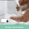hansgrohe Bidetarmatur LOGIS schwarz matt mit Zugstangen-Ablaufgarnitur 71200670