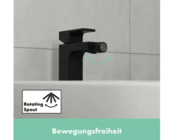 hansgrohe Bidetarmatur VERNIS SHAPE schwarz matt 71211670