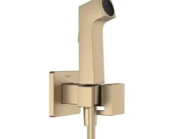 hansgrohe Bidetbrauseset Bidette 1jet E EcoSmart für Warmwasser mit Brausehalter und Brauseschlauch 125 cm brushed bronze gebürstet 29233140
