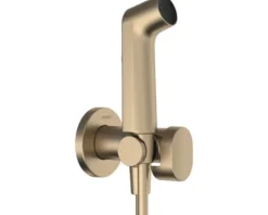hansgrohe Bidetbrauseset Bidette 1jet S EcoSmart für Warmwasser mit Brausehalter und Brauseschlauch 125 cm brushed bronze gebürstet 29232140
