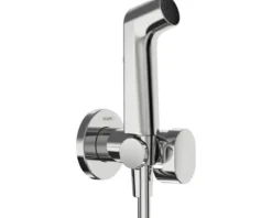 hansgrohe Bidetbrauseset Bidette 1jet S EcoSmart für Warmwasser mit Brausehalter und Brauseschlauch 125 cm chrom 29232000