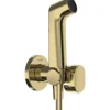 hansgrohe Bidetbrauseset Bidette 1jet S EcoSmart für Warmwasser mit Brausehalter und Brauseschlauch 125 cm polished gold optic 29232990