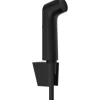 hansgrohe Bidetbrauseset Bidette 1jet S EcoSmart mit Porter S Brausehalter und Brauseschlauch 125 cm schwarz matt 29238670