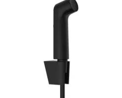 hansgrohe Bidetbrauseset Bidette 1jet S EcoSmart mit Porter S Brausehalter und Brauseschlauch 125 cm schwarz matt 29238670