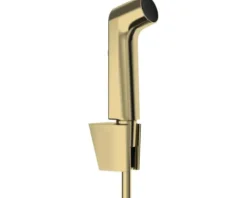 hansgrohe Bidetbrauseset Bidette 1jet S EcoSmart mit Porter S Brausehalter und Brauseschlauch 125 cm polished gold optic 29238990