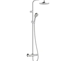 hansgrohe Duschsäule inkl. Thermostat VERNIS BLEND Showerpipe 200 1jet EcoSmart chrom 26089000