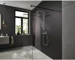 hansgrohe Duschsäule inkl. Thermostat VERNIS BLEND Showerpipe 200 1jet EcoSmart chrom 26089000