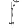 hansgrohe Duschsäule inkl. Thermostat VERNIS BLEND Showerpipe 200 1jet EcoSmart schwarz matt 26089670
