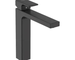 hansgrohe Waschtischarmatur für Aufsatzwaschbecken VERNIS SHAPE 190 schwarz matt mit Zugstange 71562670
