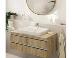 hansgrohe Waschtischarmatur mit Einhebelmischer VERNIS BLEND 70 chrom mit Zugstange 71550000