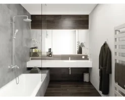 hansgrohe Waschtischarmatur mit Einhebelmischer VERNIS BLEND 100 chrom mit Zugstange 71551000