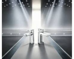 hansgrohe Waschtischarmatur mit Einhebelmischer VERNIS BLEND 100 chrom mit Zugstange 71551000