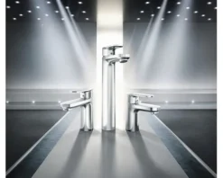 hansgrohe Waschtischarmatur mit Einhebelmischer VERNIS BLEND 100 chrom mit Zugstange 71551000