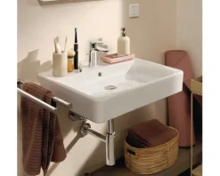 hansgrohe Waschtischarmatur mit Einhebelmischer VERNIS BLEND 100 CoolStart chrom mit Zugstange 71585000