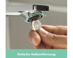 hansgrohe Waschtischarmatur REBRIS E chrom 72589000