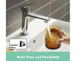 hansgrohe Waschtischarmatur REBRIS E chrom 72589000