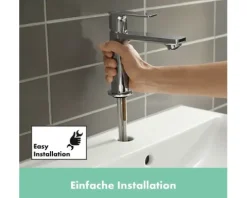 hansgrohe Waschtischarmatur REBRIS E chrom 72559000