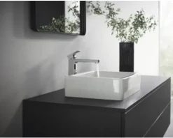 hansgrohe Waschtischarmatur VERNIS SHAPE 190 chrom mit Zugstangen-Ablaufgarnitur 71590000