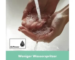 hansgrohe Waschtischarmatur VERNIS SHAPE 100 chrom mit Zugstangen-Ablaufgarnitur 71568000